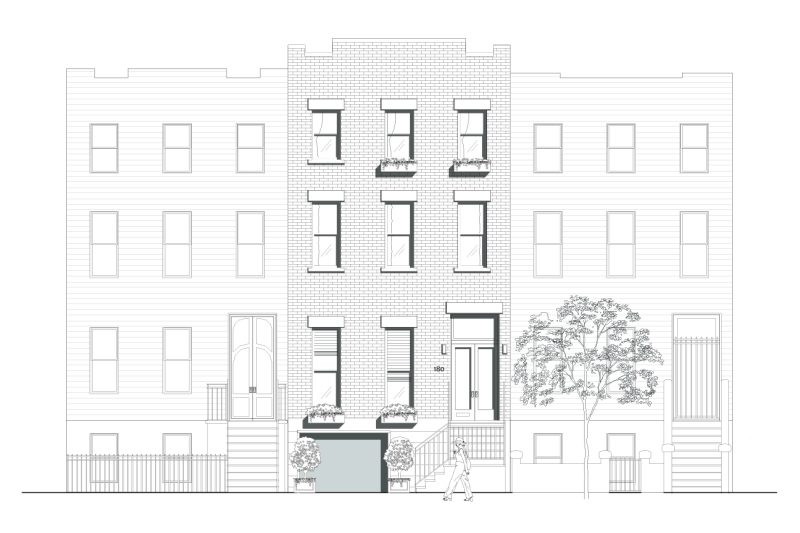 Carlton Avenue Townhouse Frederick Tang Architecture